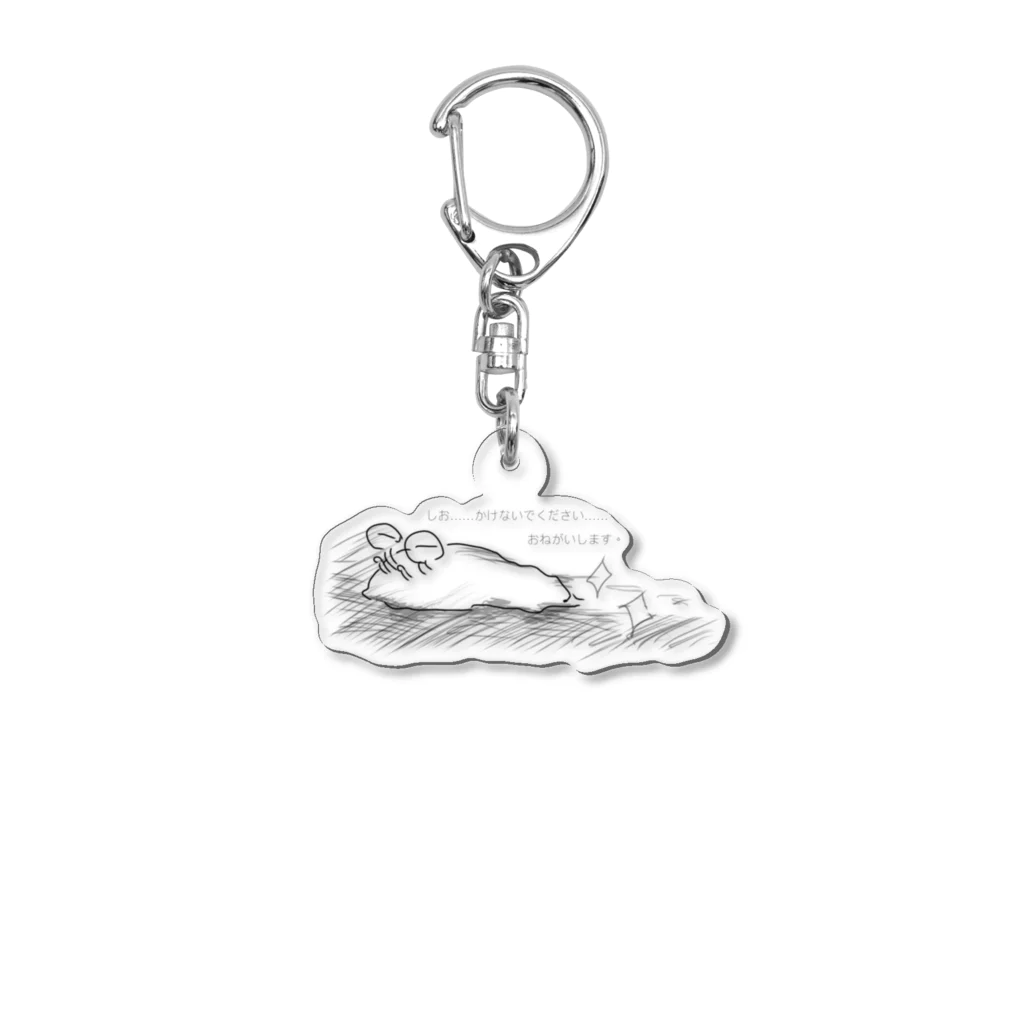 ねがてぃぶのなめくじ。たち Acrylic Key Chain