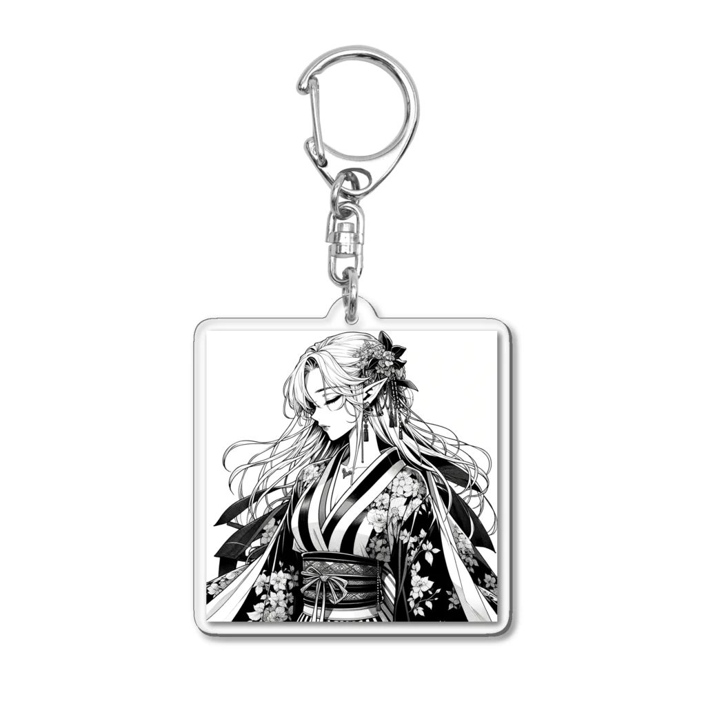 NoNo_8_11の和装エルフ Acrylic Key Chain