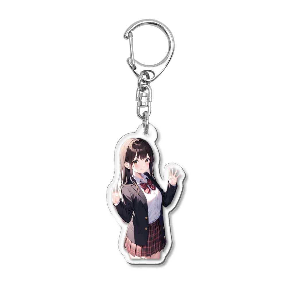 北平大樹イラスト公式グッズショップの神楽りん【アクリルキーホルダー】 Acrylic Key Chain