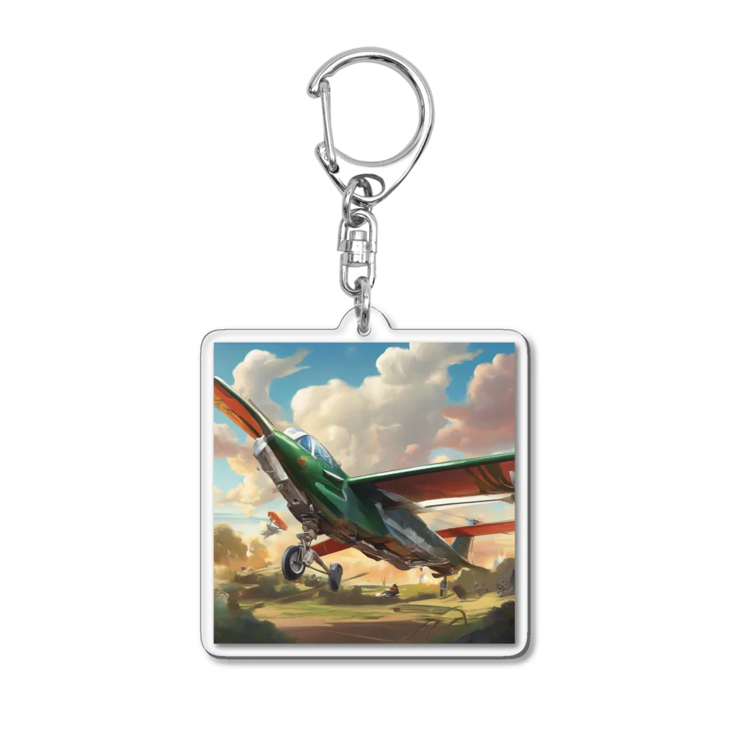 てぃっちゃんの飛行機 Acrylic Key Chain