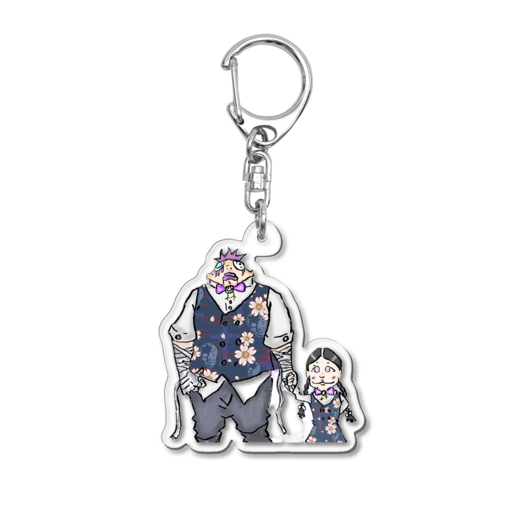 カオペチャ先生の学校指定アイテムのカオペチャ先生の桜generation記念グッズ Acrylic Key Chain