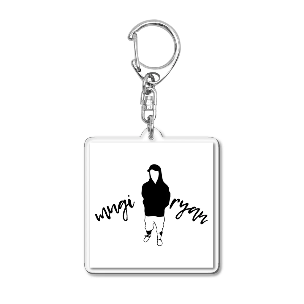 むぎライアンのモノクロパーカー Acrylic Key Chain