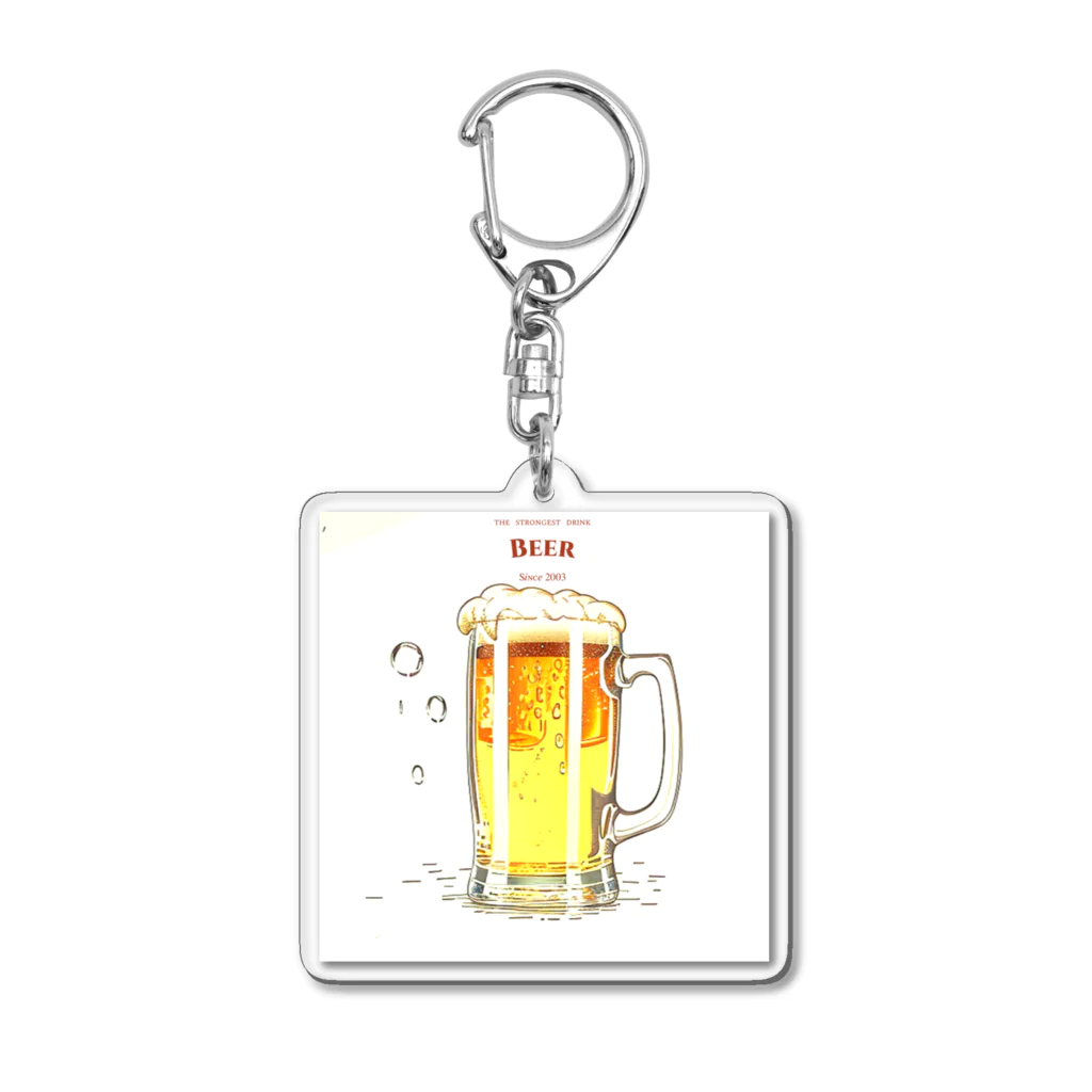 nanndaka-na-の昼からビール Acrylic Key Chain