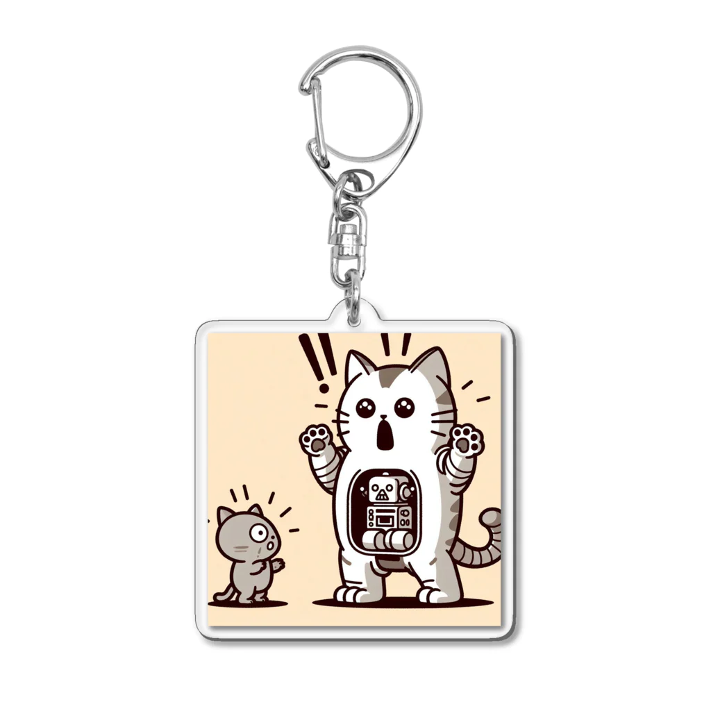 ロボなねこちゃんのサプライズねこット Acrylic Key Chain