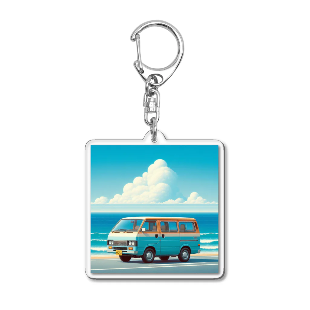 80s_popの80s CityPop No.29 Acrylic Key Chain