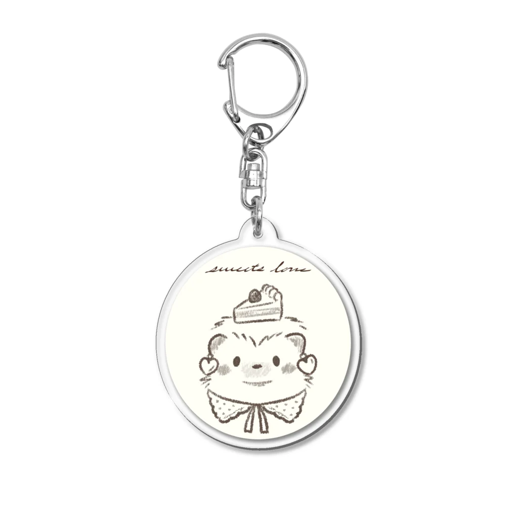 lemonysnow/ハリネズミグッズの【限定】sweets love Acrylic Key Chain