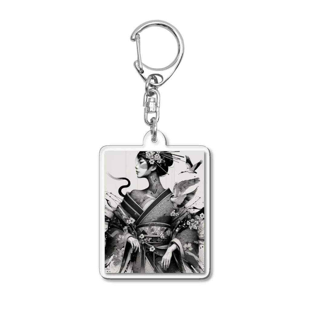 PABUROの和美人 Acrylic Key Chain