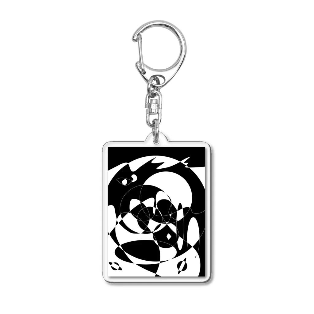 Raitaaa-Reeの黒色世界 Acrylic Key Chain