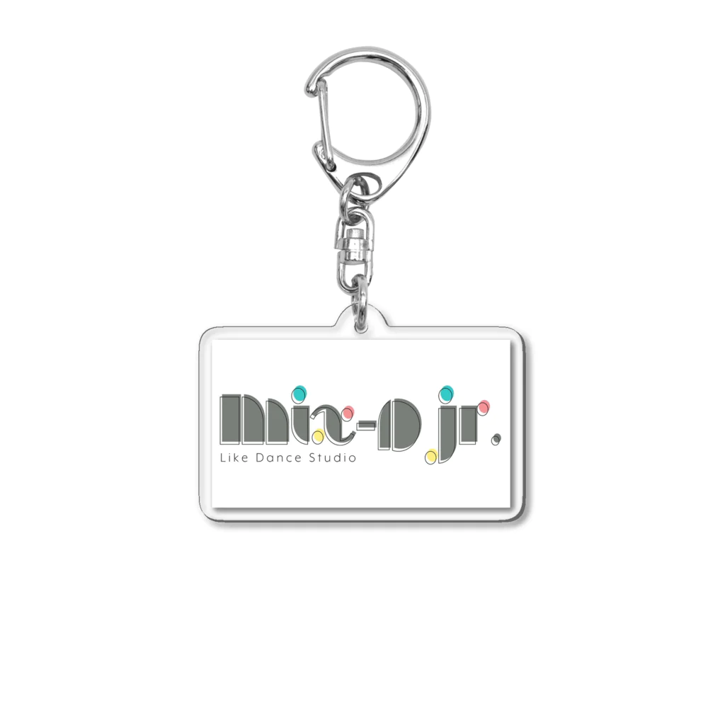 Mix-D jr.のミックスディージュニア白 Acrylic Key Chain