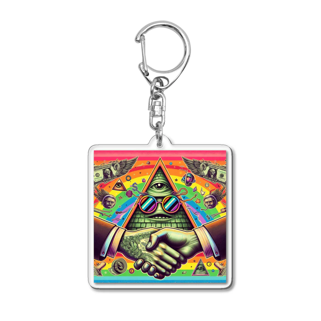 ishikawa worksのあの組織 Acrylic Key Chain