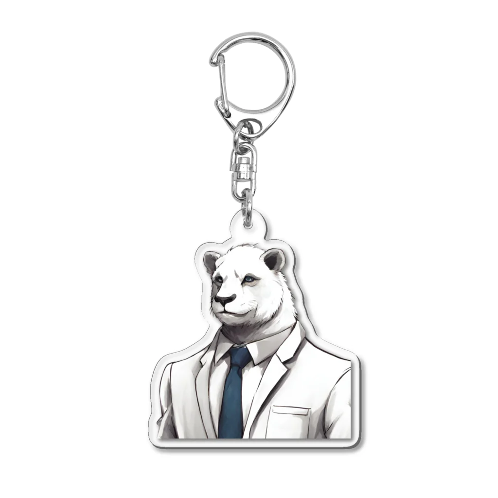 kowarororoのDr.シロクマ Acrylic Key Chain