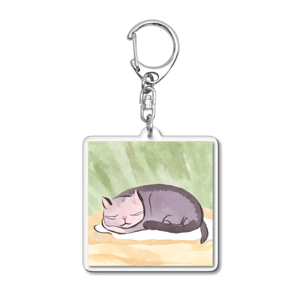 K-SHIKI_JapanesethingsのHIRUNENEKO Acrylic Key Chain