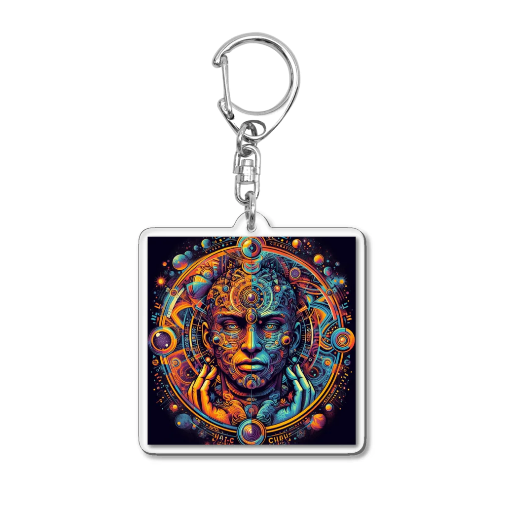 ChakraChicのChakraChic FACE Acrylic Key Chain