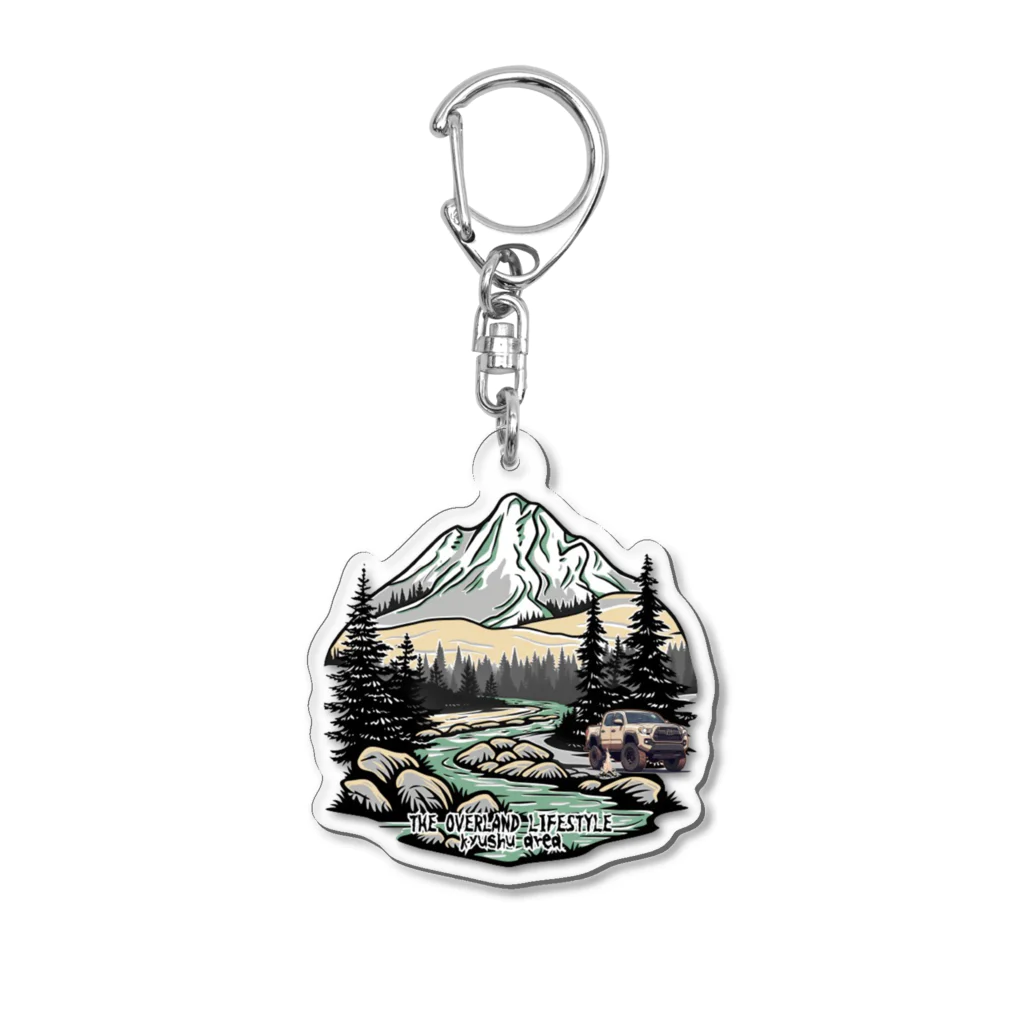 Over Life Designのthe overland lifestyle Acrylic Key Chain