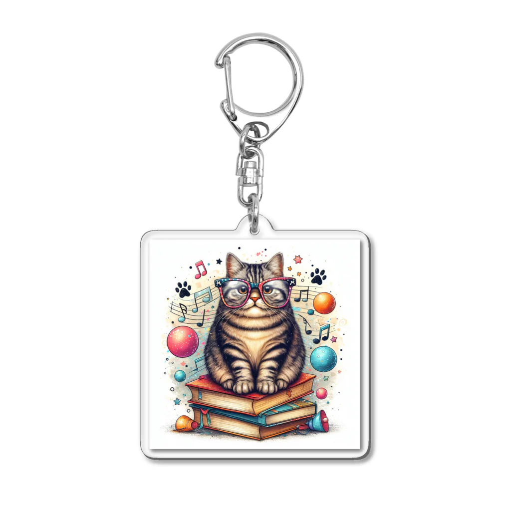 Akiraの猫 Acrylic Key Chain