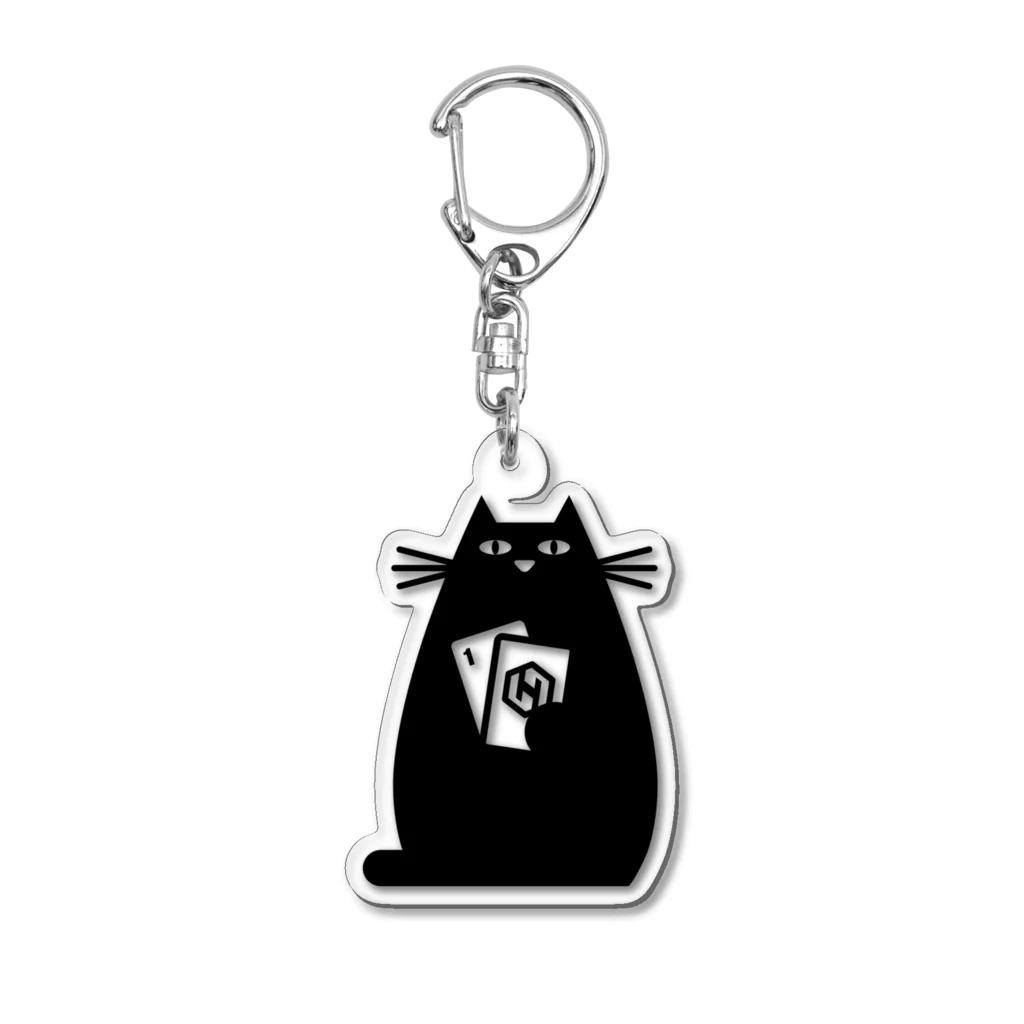 HOBBY ONEのHOBBY ONE 黒猫 Acrylic Key Chain