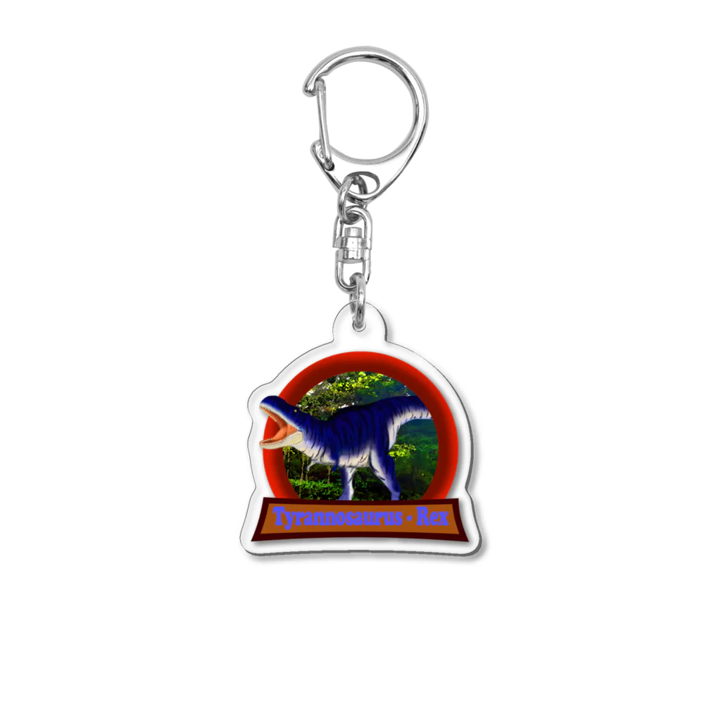 LABOR_STACIOの恐竜マークシリーズ　ティラノサウルス Acrylic Key Chain