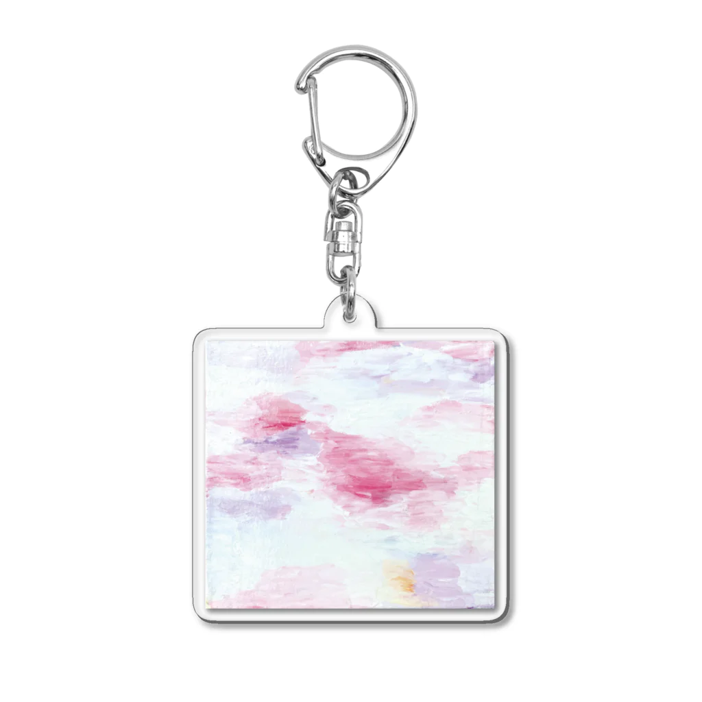 Akya_Artworksのあわぐも Acrylic Key Chain