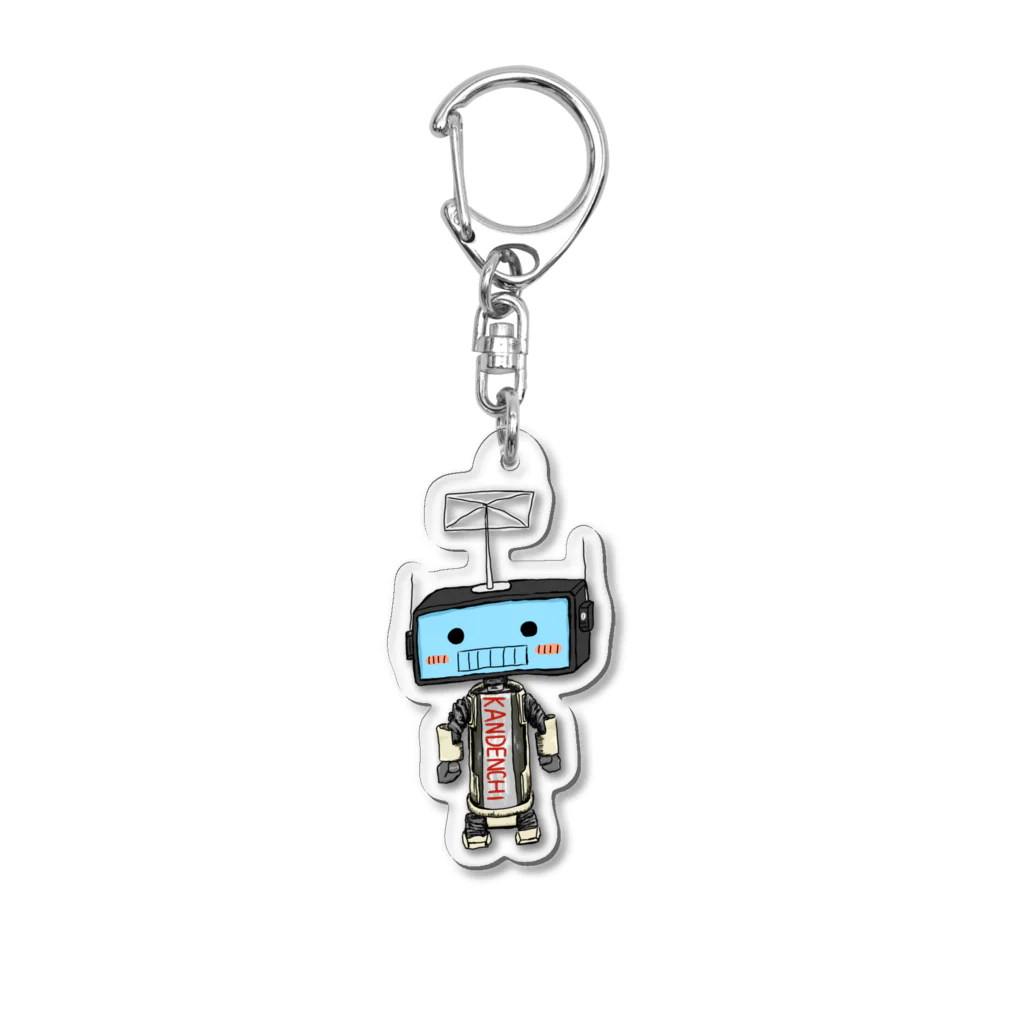 negusehairの乾電池ロボット Acrylic Key Chain