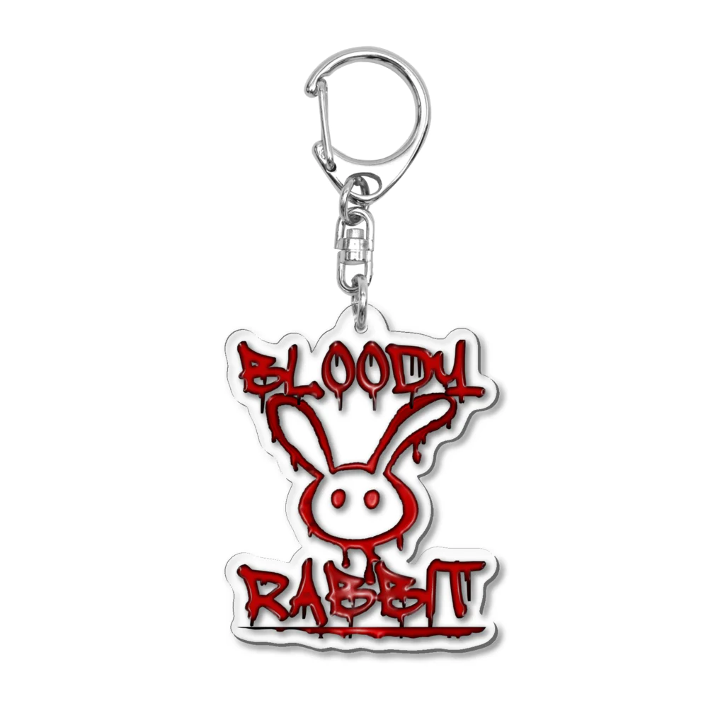 Ａ’ｚｗｏｒｋＳのらくがきBLOODYRABBIT Acrylic Key Chain