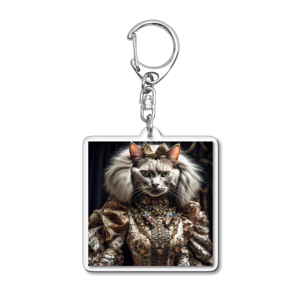 だんのんの猫王国の王様猫 Acrylic Key Chain