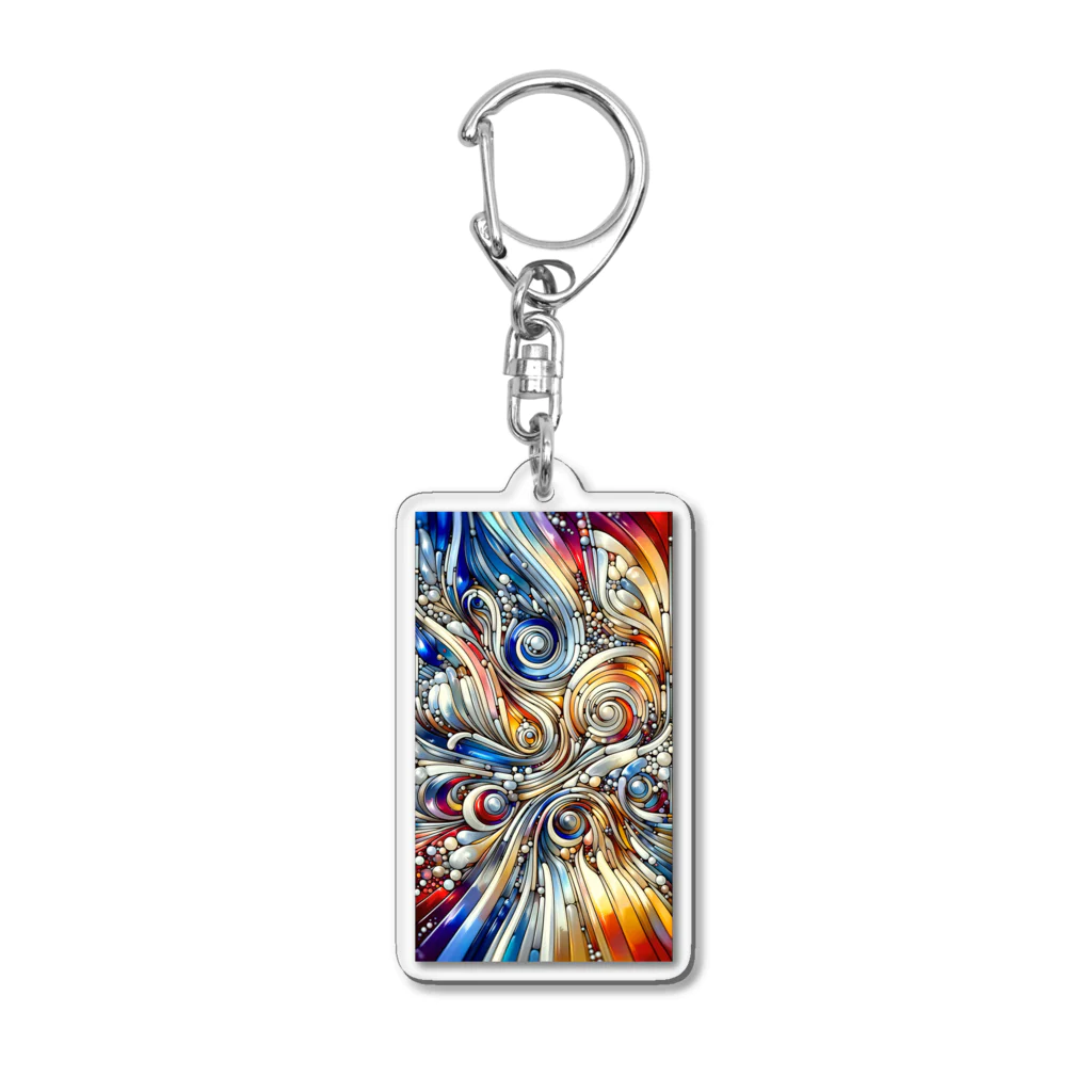 sukoyaのガラスの幻想曲 Acrylic Key Chain