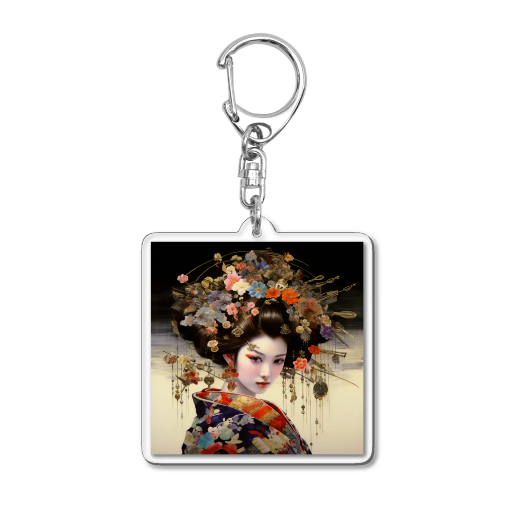 AQUAMETAVERSEの花魁　なでしこ1478 Acrylic Key Chain