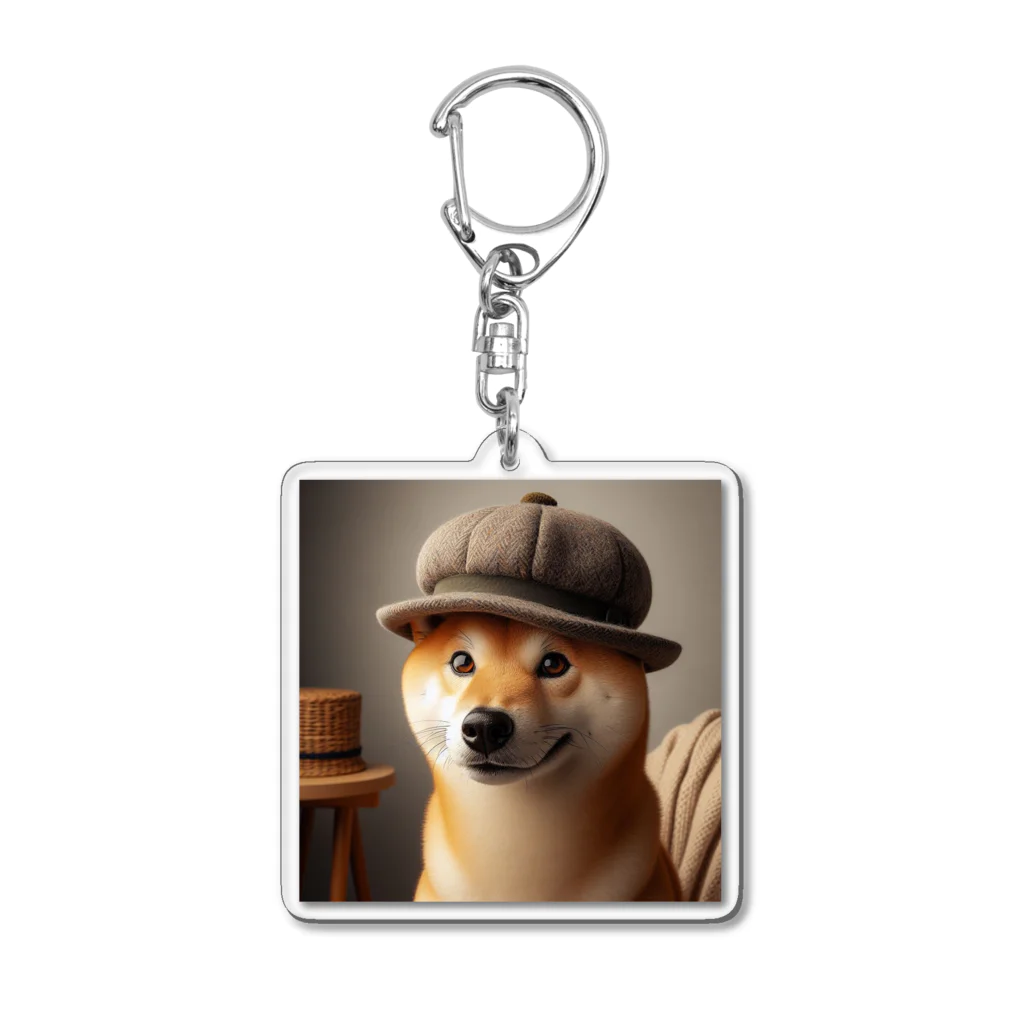 ANTARESのおでかけ柴犬 Acrylic Key Chain