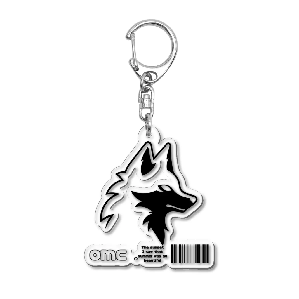 おもちショップのシンリンオオカミ Acrylic Key Chain