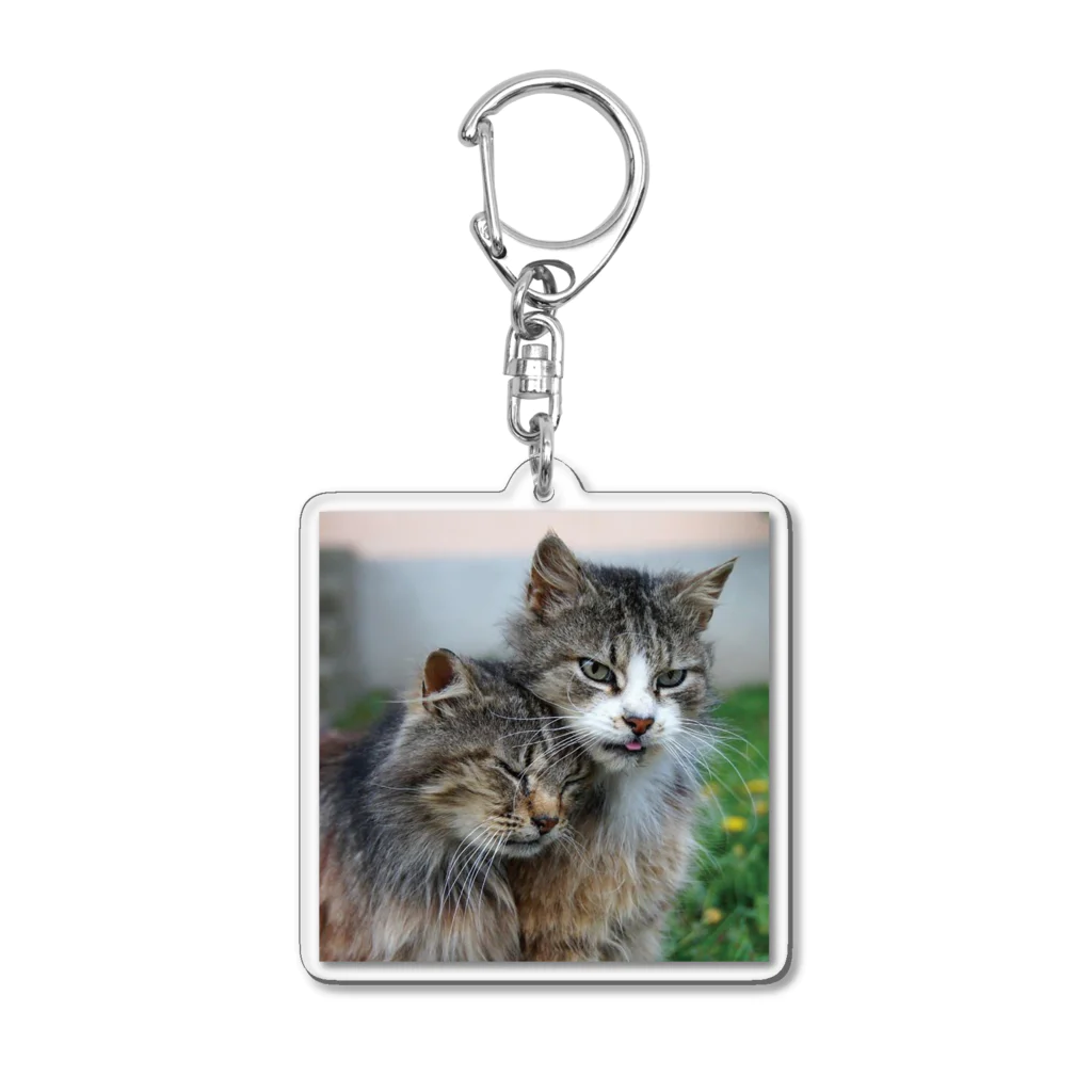 ニゴ猫　shopの愛だろう愛 Acrylic Key Chain