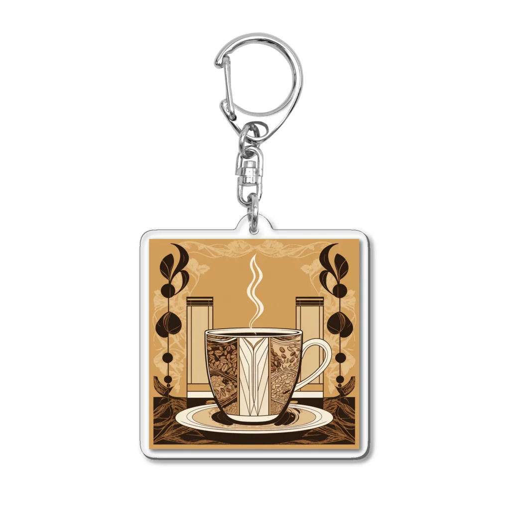 s-daisukiのde:coffee Acrylic Key Chain