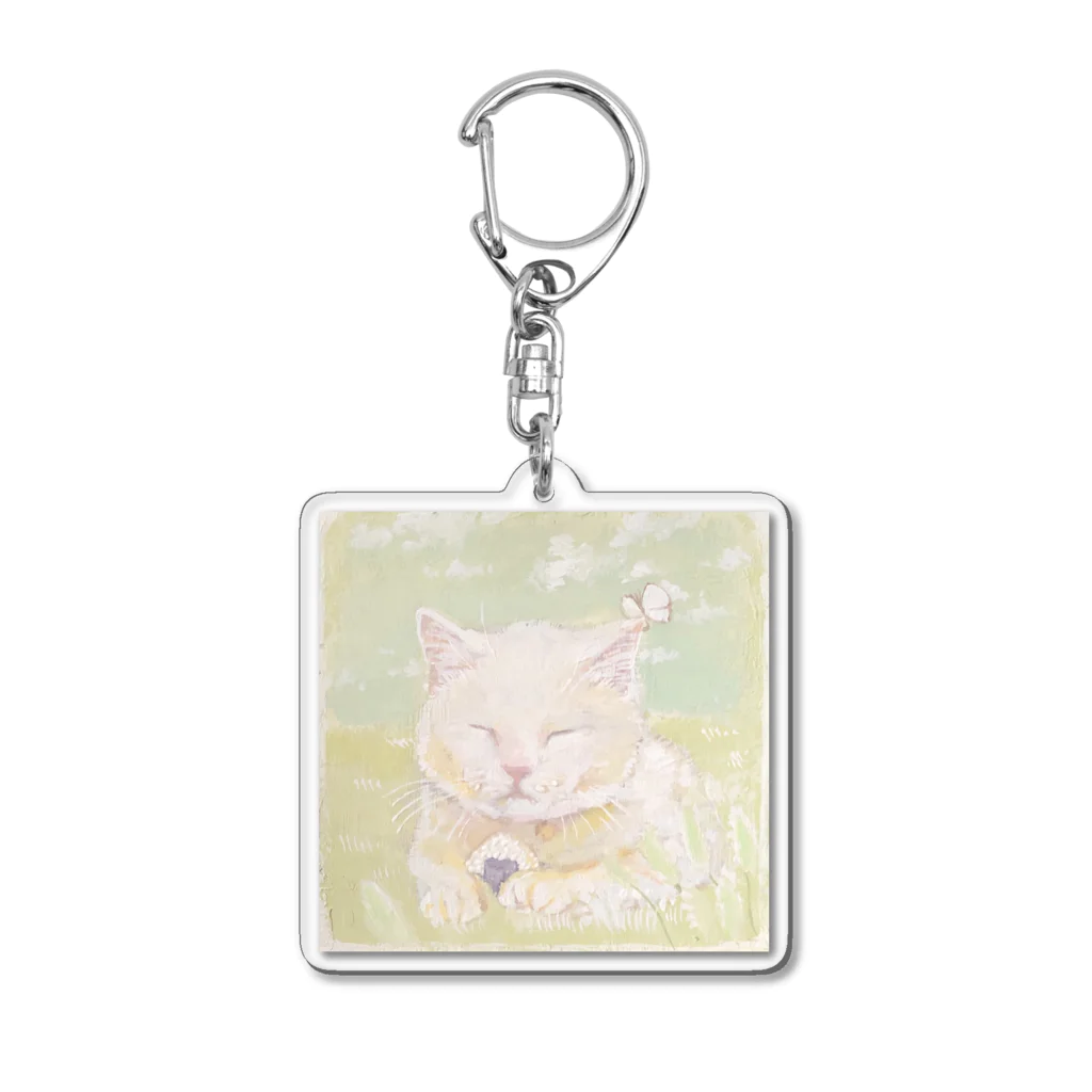 やさしい世界のふくちゃんおにぎり Acrylic Key Chain