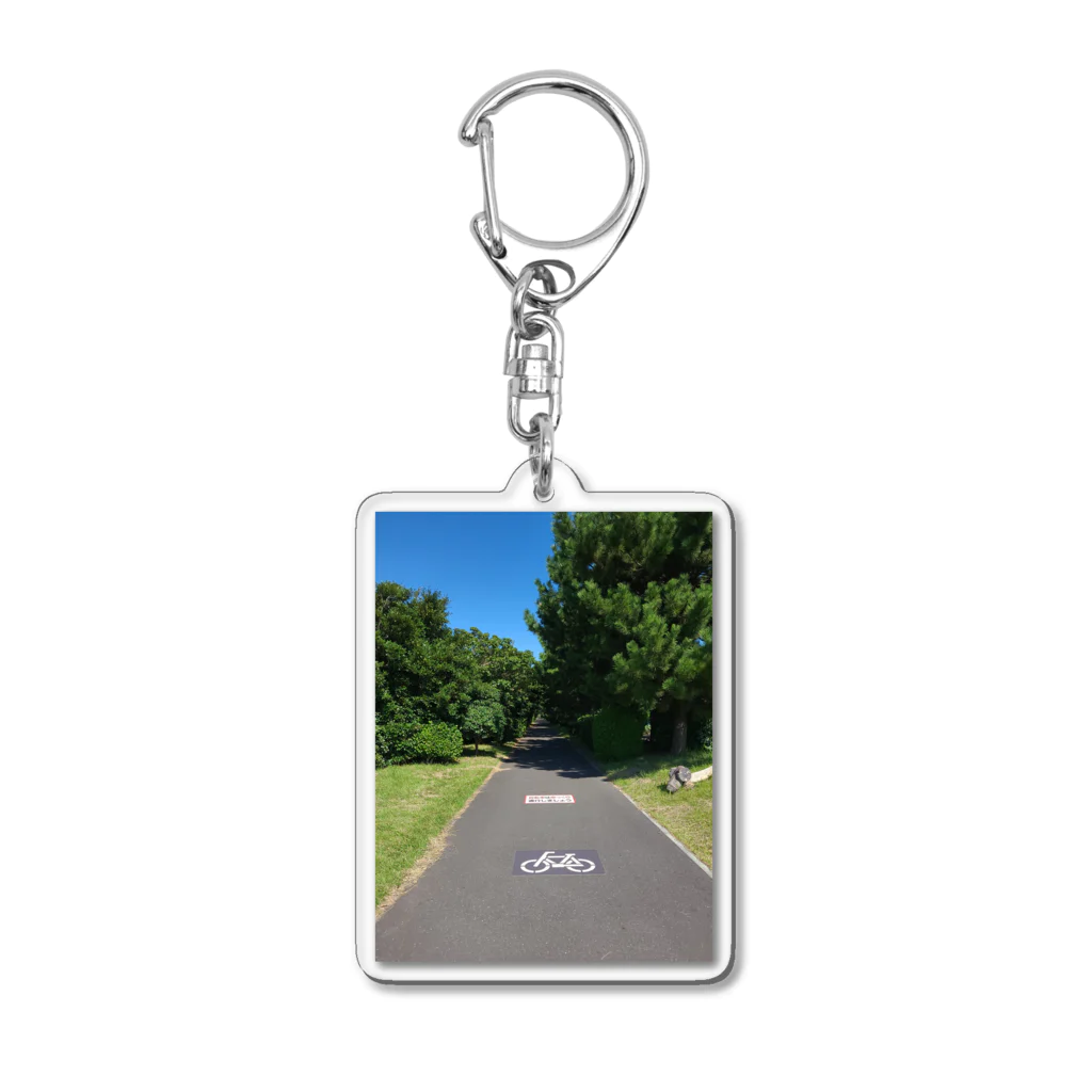 TACOIKAのTokyo　BaySide　cycling Acrylic Key Chain