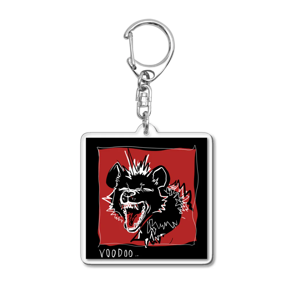 鬣犬工房のVoo doo hyena Acrylic Key Chain