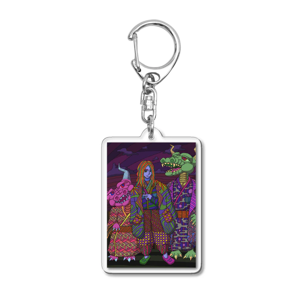 Hiroki Kitazawaの家族旅行 Acrylic Key Chain