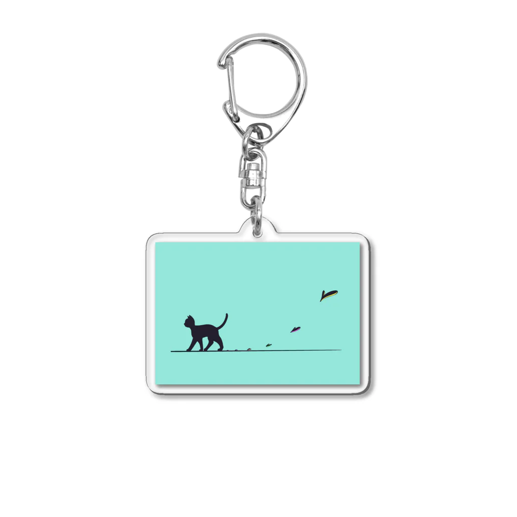 KAGEokuriのキャットストリート Acrylic Key Chain