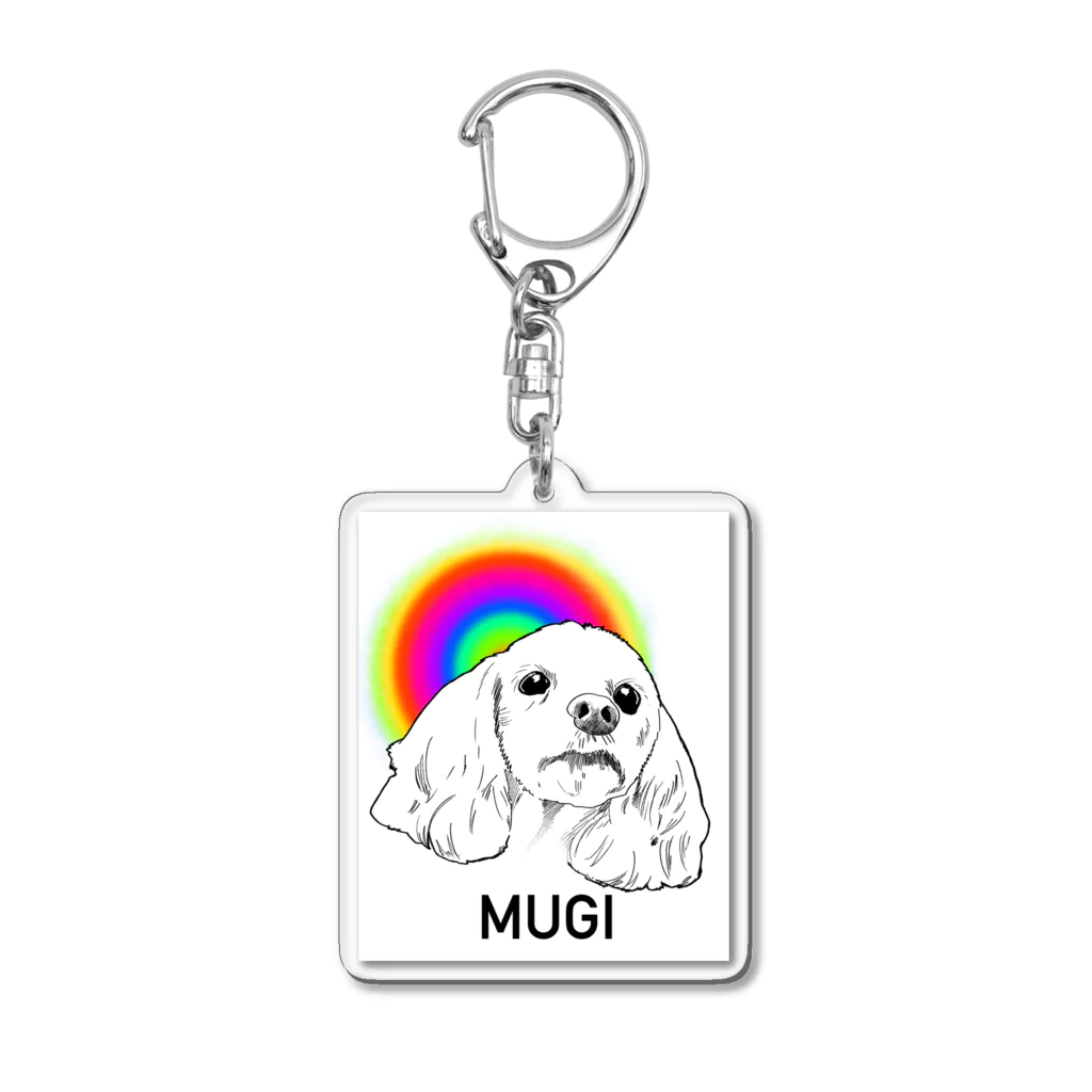 タイピソのMUGI Acrylic Key Chain