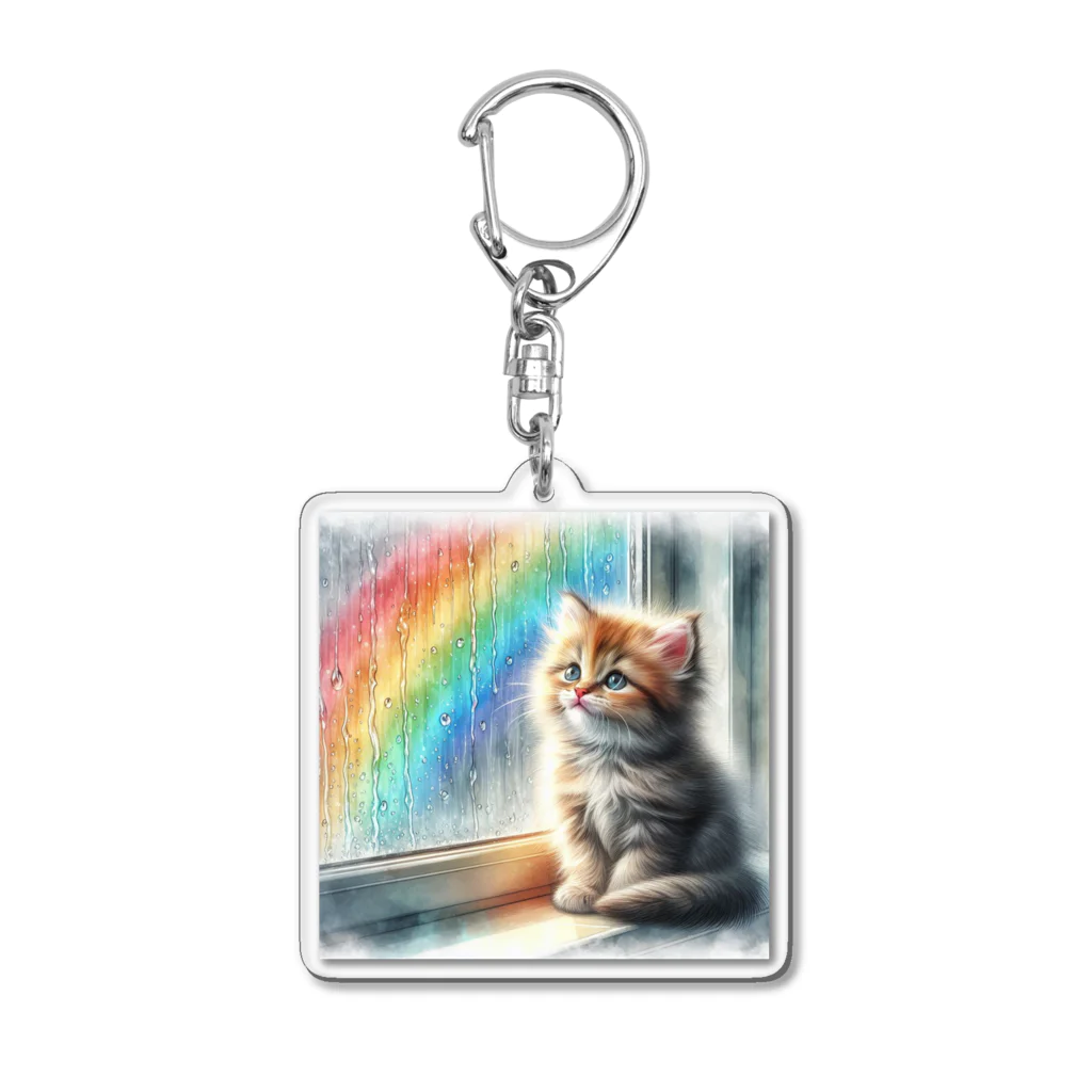 Akiraの猫 Acrylic Key Chain