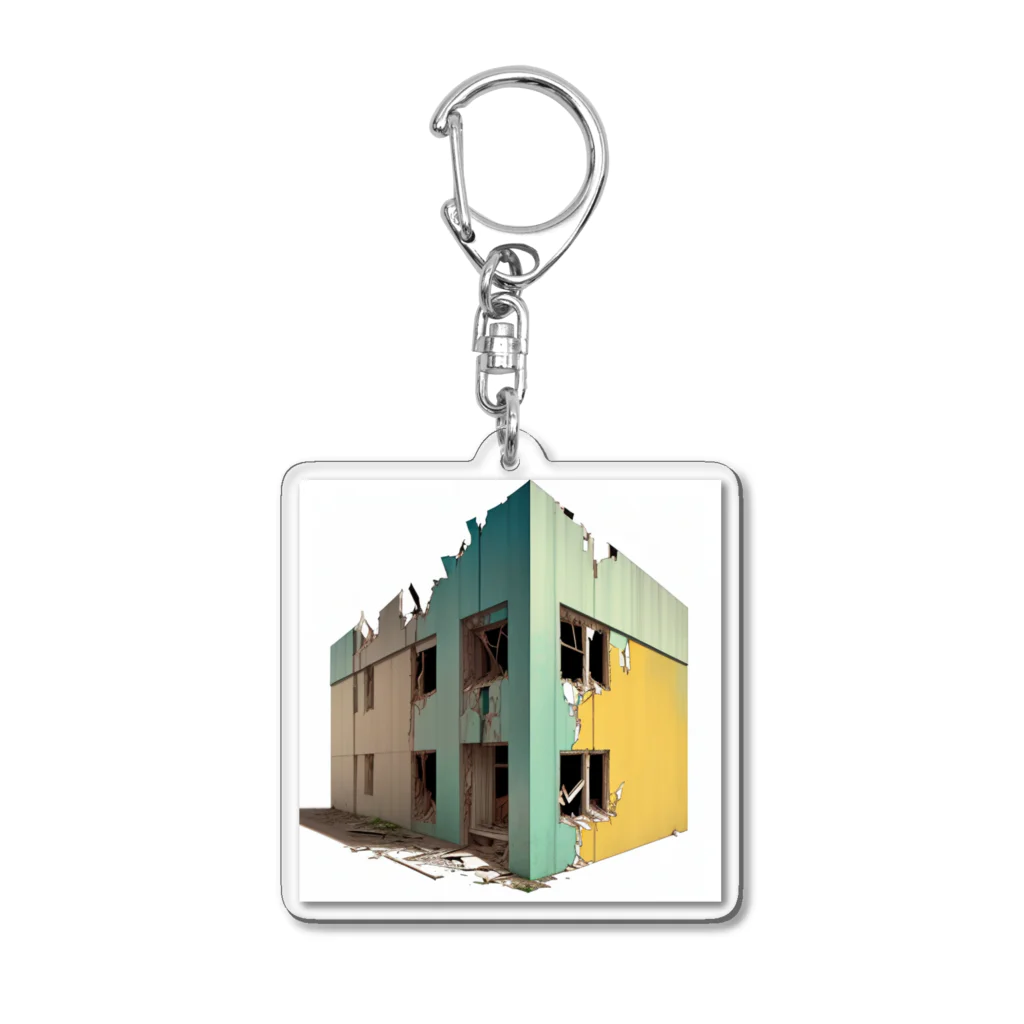Buildingsの廃墟 7 Acrylic Key Chain