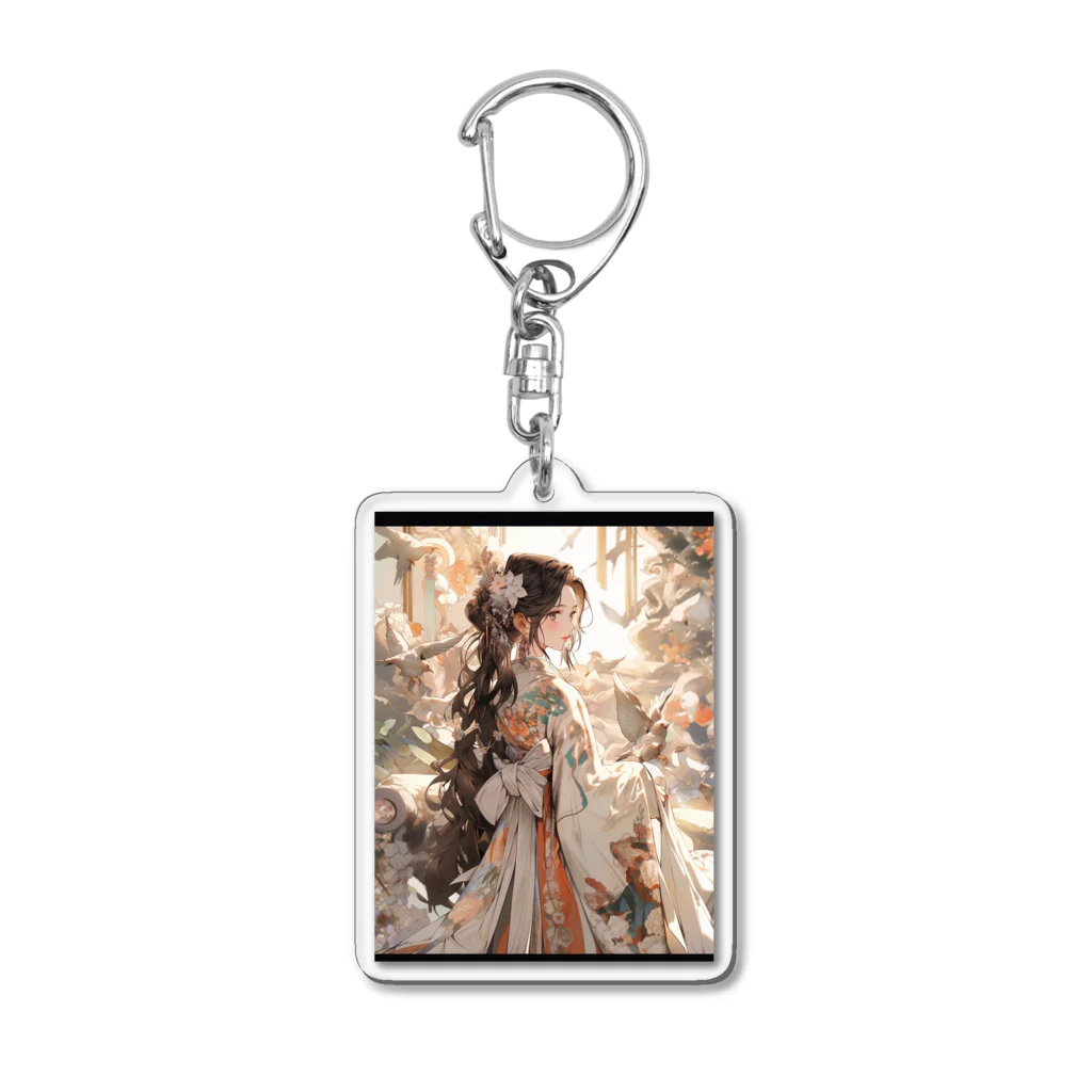 AQUAMETAVERSEの東洋のお姫様　なでしこ1478 Acrylic Key Chain