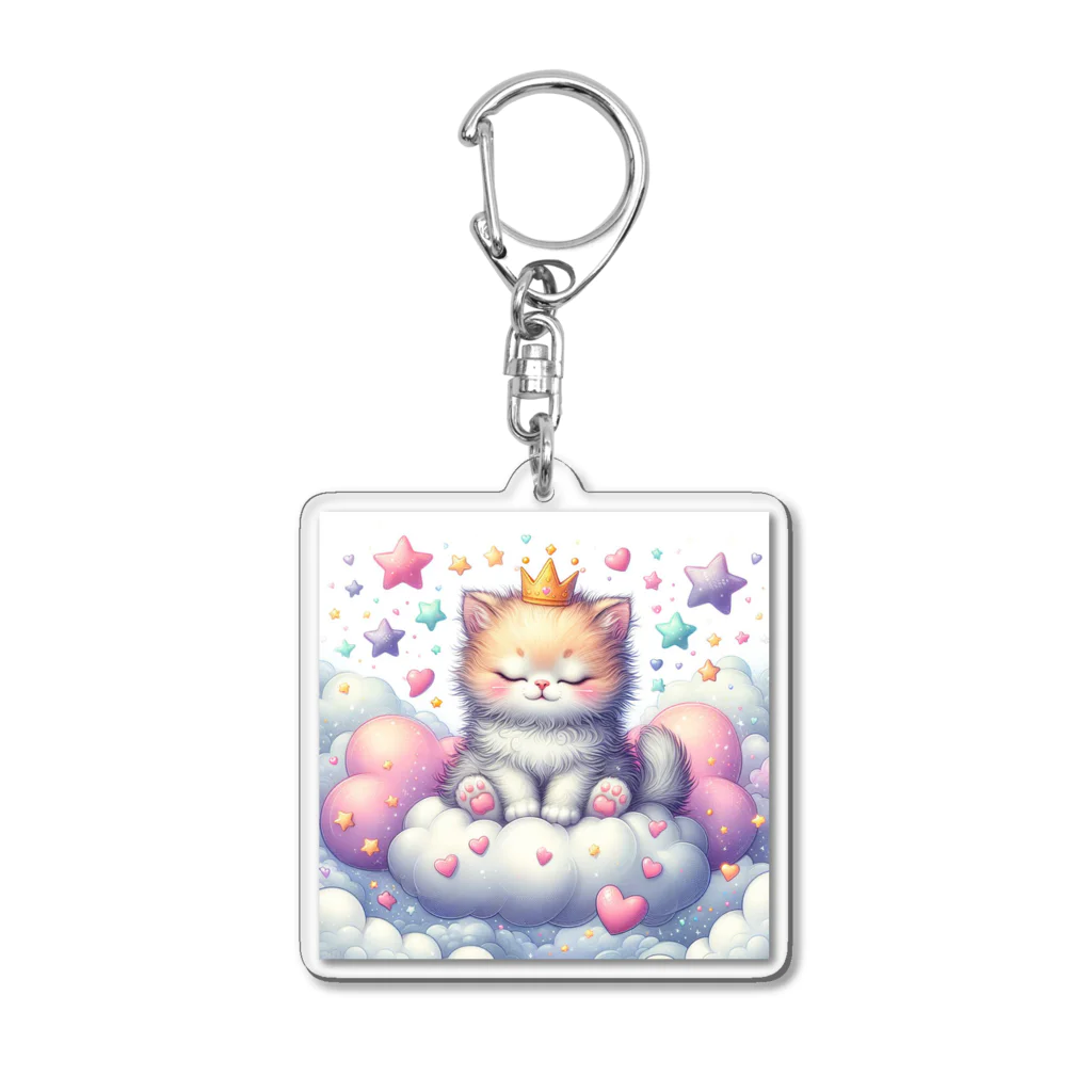 Akiraの猫 Acrylic Key Chain