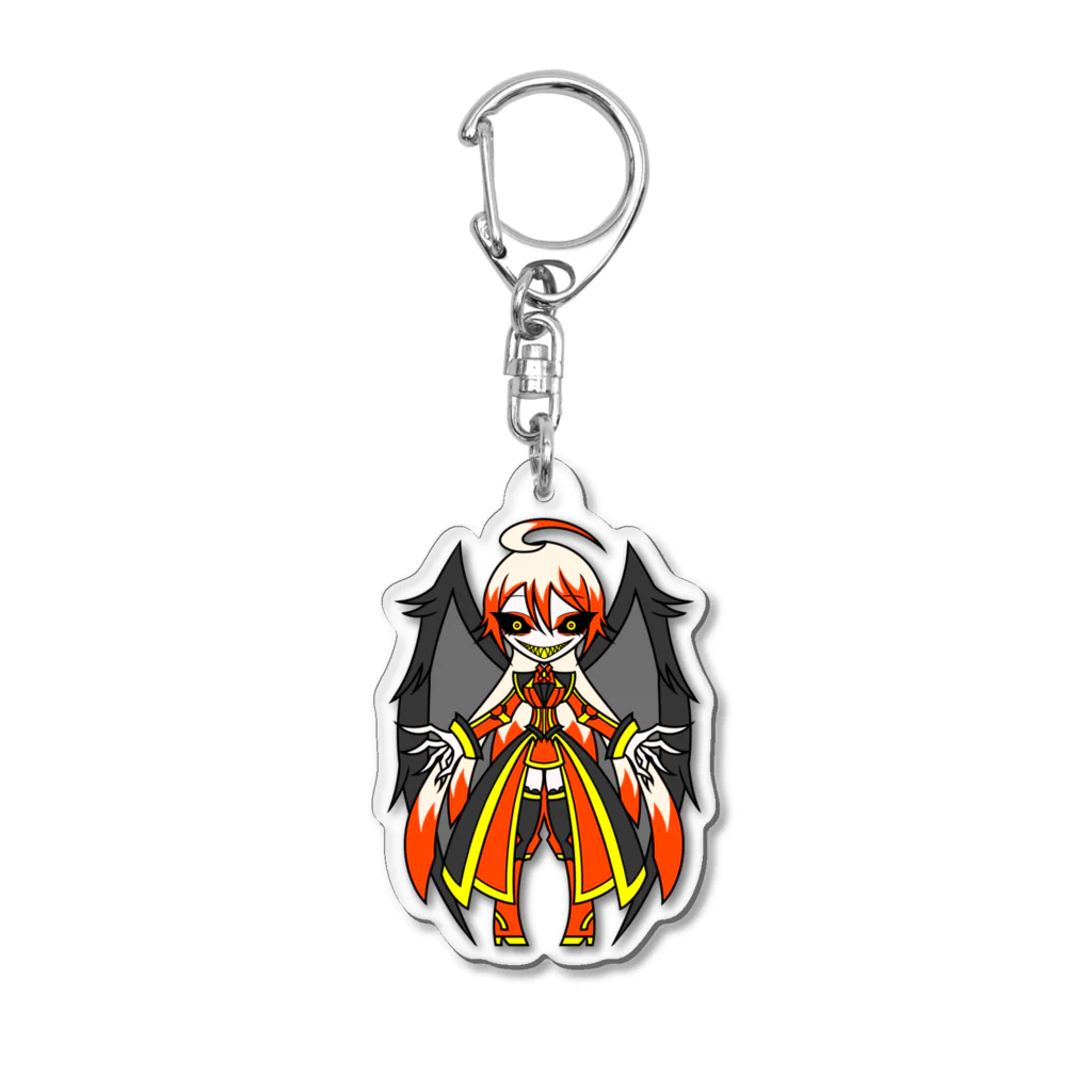 Co2/オリジナルロゴアイテムの火鳥 風香(ひとり ふうか)/戦闘形態 Acrylic Key Chain