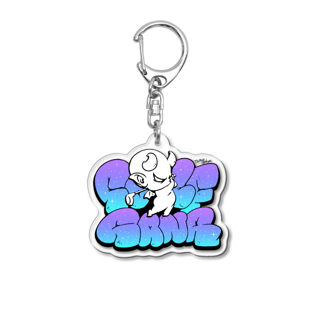 ☆てろバキュ アメージングSHOP☆のGOLF GANG［Galaxy］ Acrylic Key Chain