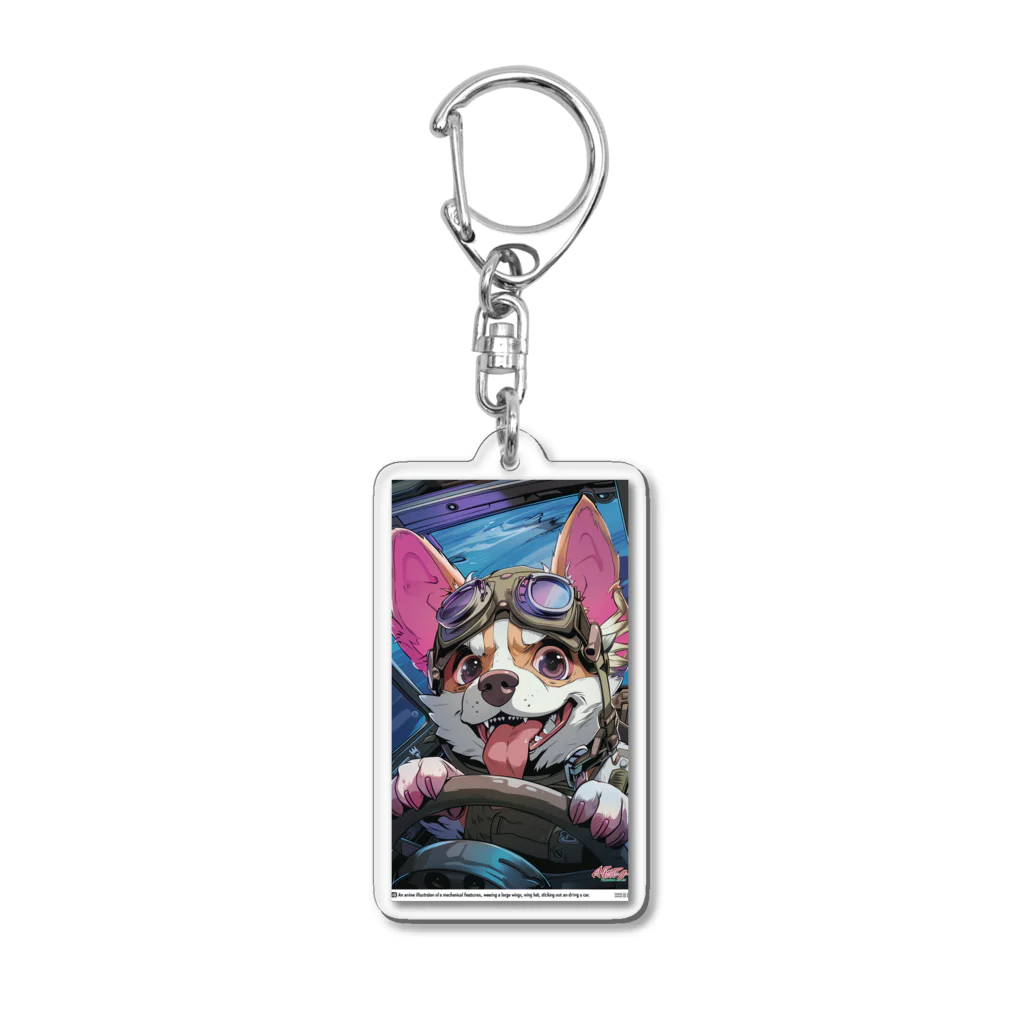 doku-chiwawaのbaddog Acrylic Key Chain