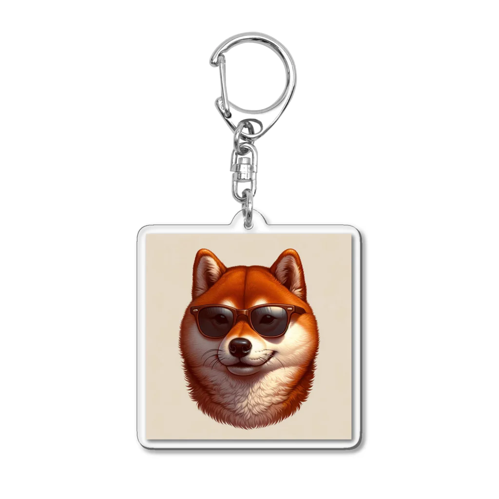 Creaturesの柴犬サン Acrylic Key Chain