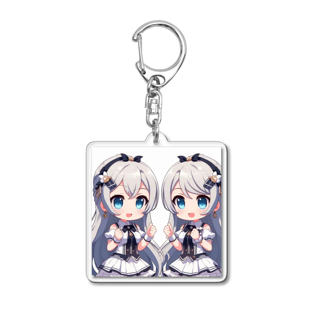 kun_のスポットライトを浴びる可愛らしいアイドルたち Acrylic Key Chain