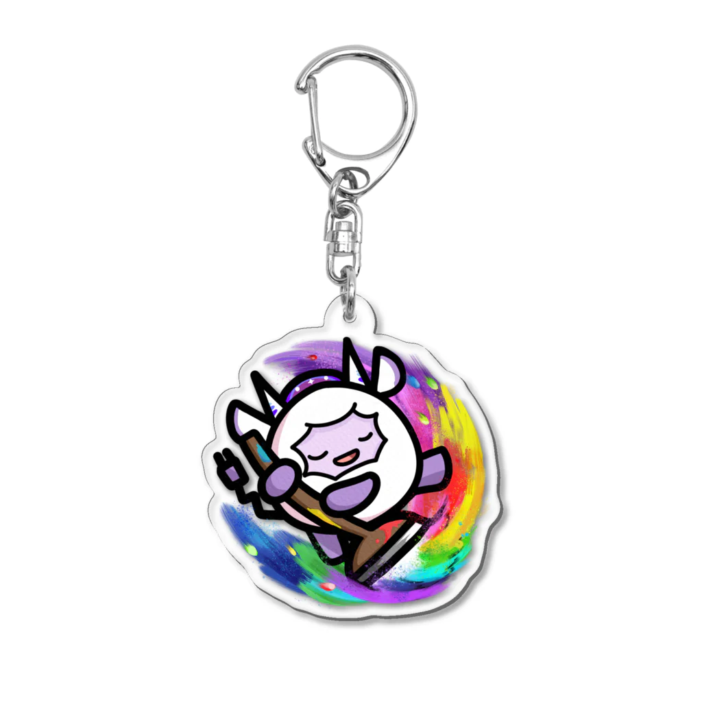 ハルノキ工房のお絵描きハルノキ Acrylic Key Chain