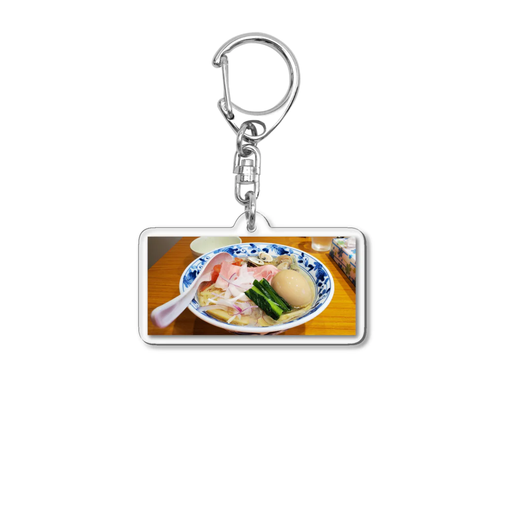 Japanstreetのラーメン　旨い　激うまラーメン　塩味 Acrylic Key Chain