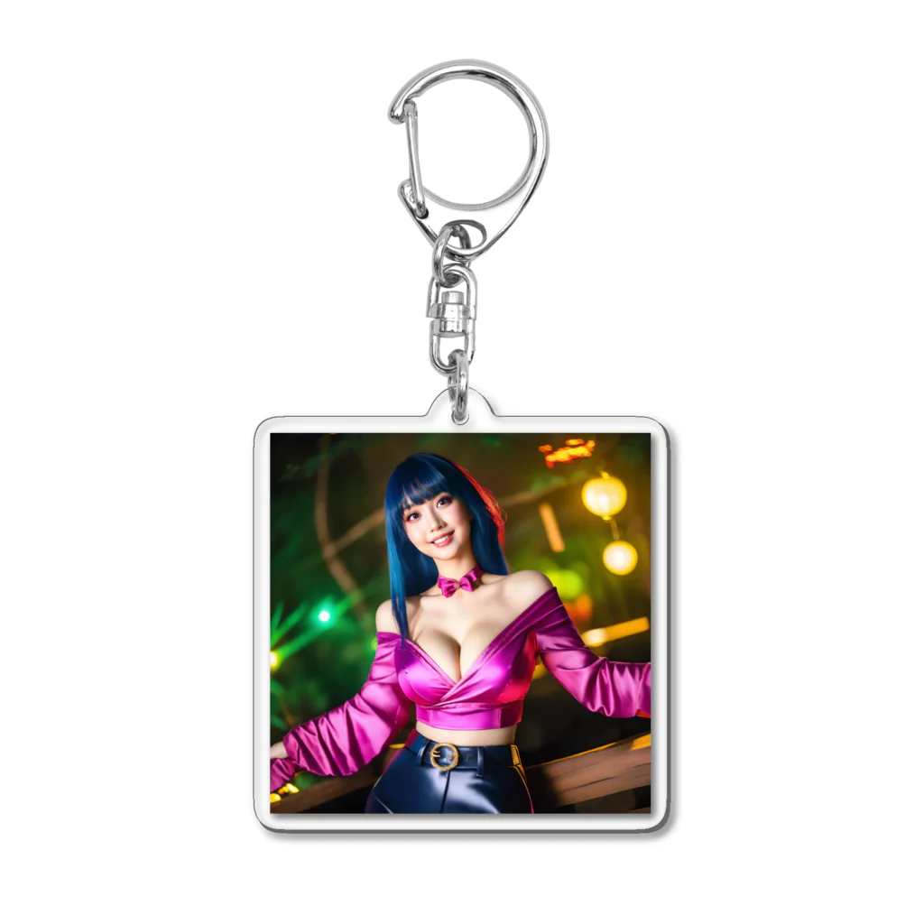 STILZKINのCuteOrientalGirl-C Acrylic Key Chain