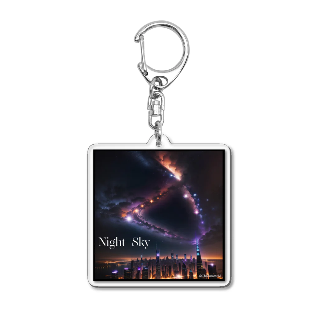 ChromastrAlのnight sky Acrylic Key Chain